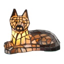 Lampe de table Tiffany chien 25x13x17 cm E14/max 1x25W