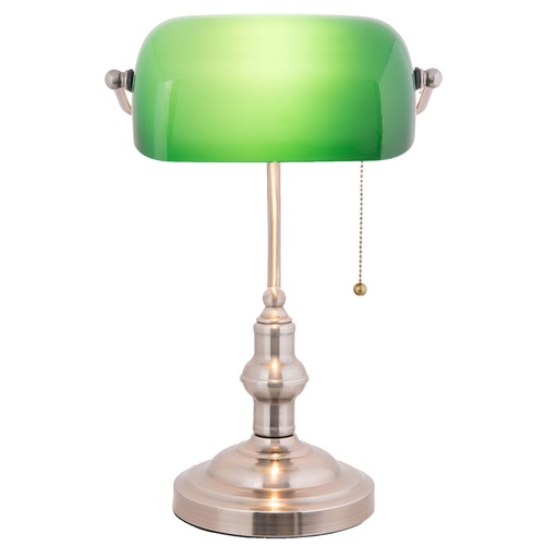 Bureaulamp groen 27x17x41 cm E27/max 1x60W