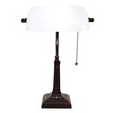 Table Lamp White 26x16x40 cm E27/max 1x40W