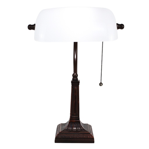 Bureaulamp wit 26x16x40 cm E27/max 1x40W