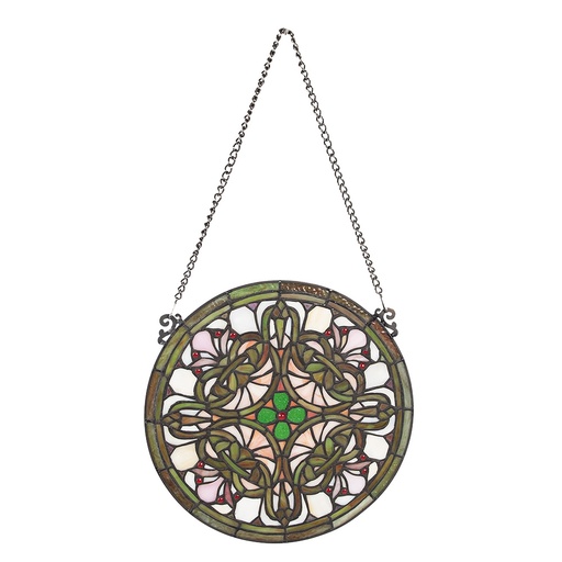 Glaspaneel Tiffany Ø 30x1 cm