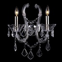 Wandlamp kristal 2 lichts 30x18x37 cm E14/max 2x40W