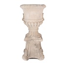 Pot de fleurs d'intérieur Beige 33x33x69 cm