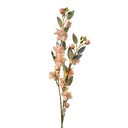 Decoratie tak met bloemen 7x7x90 cm