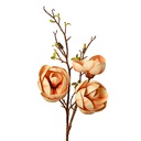 Decoratie tak met bloemen 20x20x106 cm