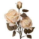 Decoratie tak met bloemen 12x12x70 cm