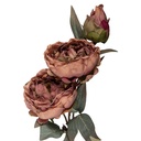 Decoratie tak met bloemen 16x16x72 cm