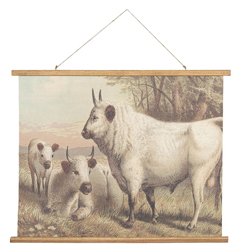 Wandkaart koeien 100x2x75 cm