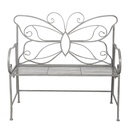 Bank / Banc de jardin vlinder 108x55x99 cm