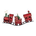 Decoratie trein 63x13x31 cm