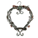 Kandelaar hangend hart 43x22x60 cm