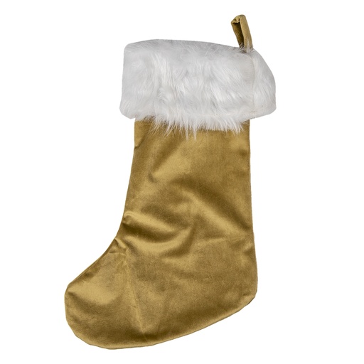 Decoratie kerstsok 30x1x45 cm