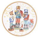 Plaque de fond Rouge, Bleu Ø 40x1 cm