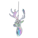 Decoratie hanger rendier 9x6x14 cm