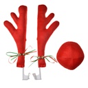 Decoratie Gewei/Neus voor auto 25x6x41 cm