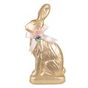 Decoratie konijn 22x8x40 cm