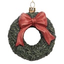 Decoratie hanger krans 9x4x11 cm