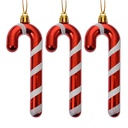 Decoratie hanger zuurstok (set van 3) 4x1x13 cm