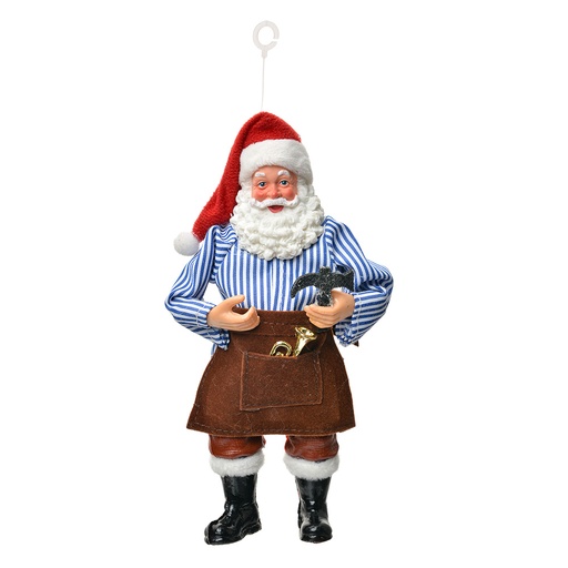 Decoratie Hanger Kerstman 10x6x17 cm
