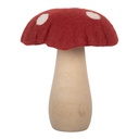 Vilten paddenstoel 12x12x15 cm