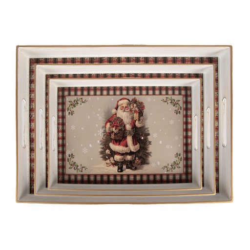 Dienblad (set van 3) 40x30x4 / 35x25x4 / 30x20x4 cm