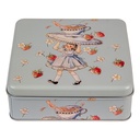 Blik 17x17x6 cm