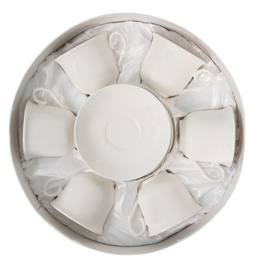 Kop en schotel (6) Ø 36x12 cm / 220 ml