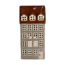Waxinelichthouder huis 15x11x30 cm
