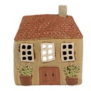 Waxinelichthouder huis 17x10x19 cm