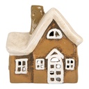 Decoratie huisje 13x7x13 cm