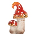 Decoratie paddenstoelen 8x6x12 cm
