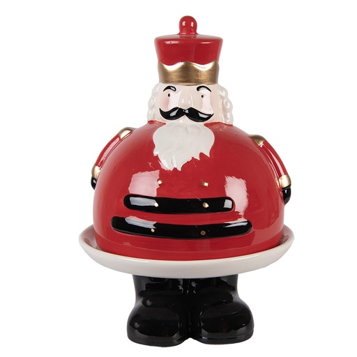 Decoratie schaaltje met deksel Ø 17x25 cm