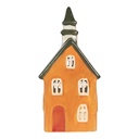 Waxinelichthouder huisje 10x7x21 cm