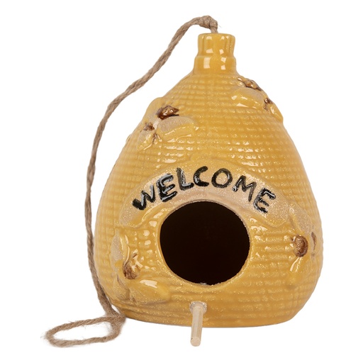 Decoratie vogelhuis Ø 11x14 cm