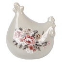 Decoratie kip 12x11x13 cm