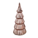 Decoratie kerstboom met LED Ø 9x21 cm