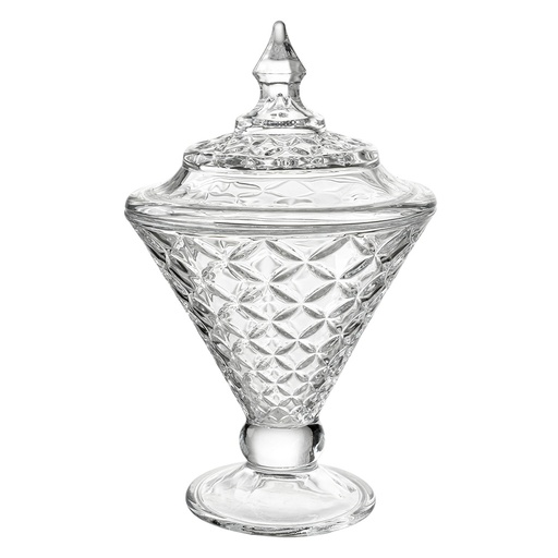 Bonbonschaal met deksel Ø 12x19 cm