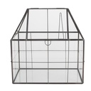 Decoratie kweekkasje 25x16x26 cm