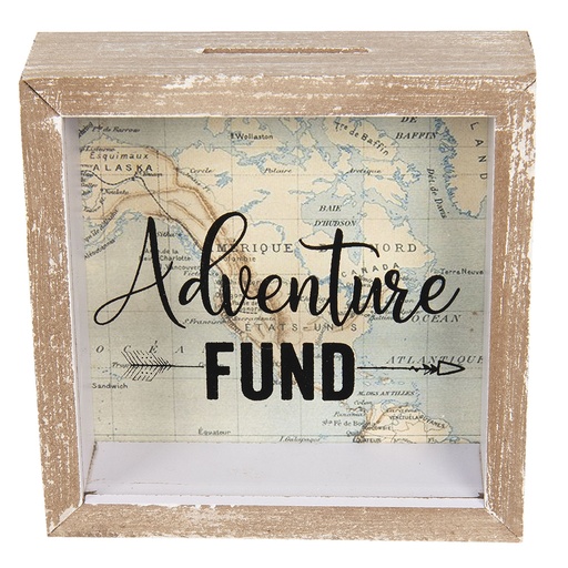 Spaarpot adventure Fund 15x5x15 cm