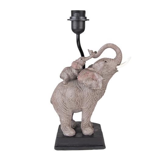 Lampenvoet olifant 21x14x36 cm E27/max 1x60W