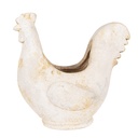 Decoratie bloempot 36x18x35 cm