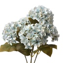 Kunstbloem hortensia 15x15x45 cm