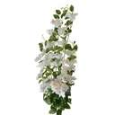 Decoratie tak met bloemen 25x15x88 cm