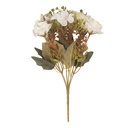 Decoratie tak met bloemen 12x10x29 cm