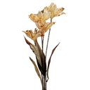 Decoratie tak met bloemen 8x5x60 cm