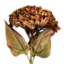 Decoratie tak met bloemen 15x15x47 cm