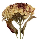 Decoratie tak met bloemen 15x15x47 cm