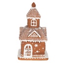 Decoratie huis met LED 14x14x25 cm/ 3xAAA