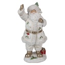Decoratie kerstman 14x16x31 cm