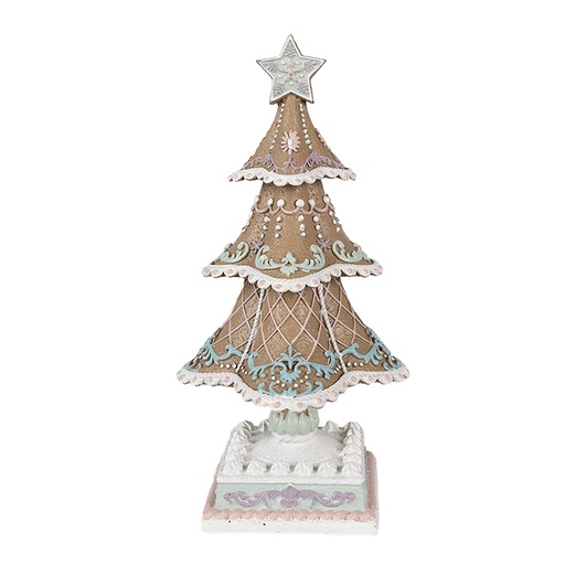 Decoratie kerstboom 12x12x25 cm
